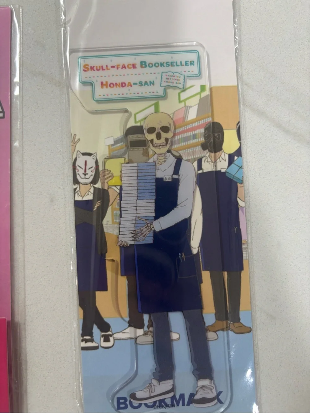 NWT Anime Stationery Bundle Aggretsuko Sticky Notes & Skull-Face Honda Bookmark